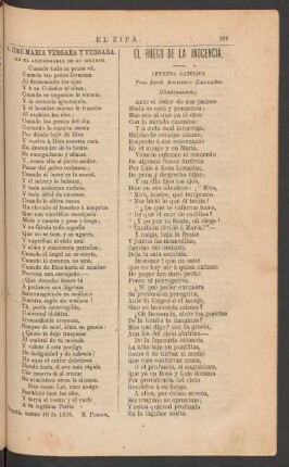 A José María Vergara y Vergara. - [Poesía] : En el aniversario de su muerte.