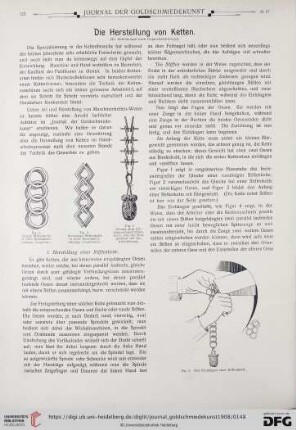 Die Herstellung von Ketten
