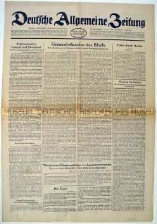 Sonderausgabe der Tageszeitung der NSDAP "Völkischer Beobachter" zur Reichstagswahl 1933