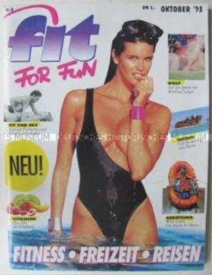 Erste Ausgabe des Freizeitmagazins "fit for fun"