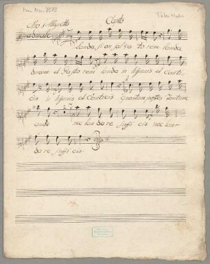 4 Sacred Songs, Coro, org - BSB Mus.ms. 7573 : [without title]
