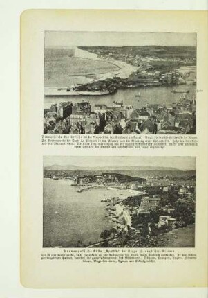 Französische Kreideküste bei Le Tréport sw. von Boulogne am Kanal. Vergl. die deutsche Kreideküste bei Rügen