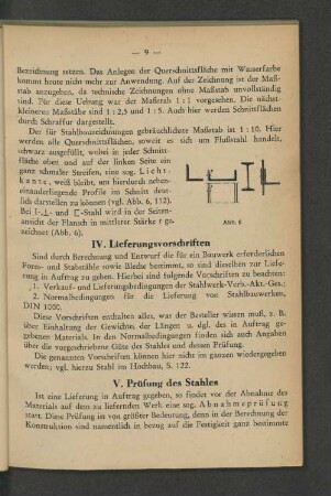 V. Prüfung des Stahles