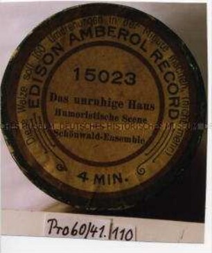 Edison Amberol Record-Walze 15023