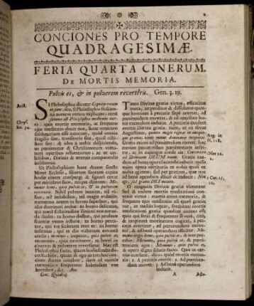 Conciones Pro Tempore Quadragesimæ.