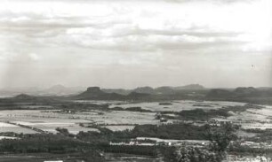 Sächsische Schweiz. Ansicht vom Borsberg (von Nordwest)