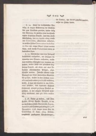 §. 16. Nichts zu melden, ...