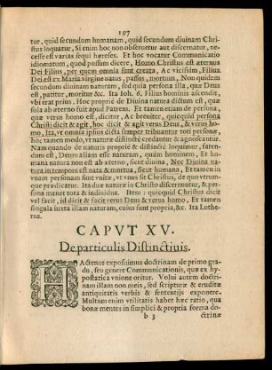 Caput XV. De particulis Distinctivis.