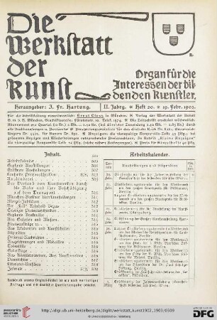 Inhalt / Arbeitskalender / Geplante Ausstellungen / Eröffnete Ausstellungen / Laufende Preisausschreiben