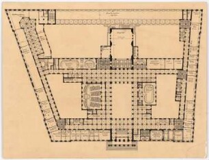 Rathaus, Berlin-Schöneberg: Grundriss EG 1:200