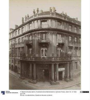 Berlin, Poststraße Ecke Mühlendamm, Ephraim Palais