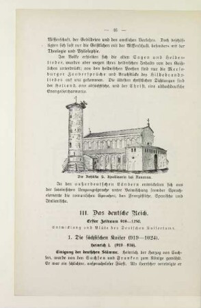 1. Die sächsischen Kaiser (919-1024)