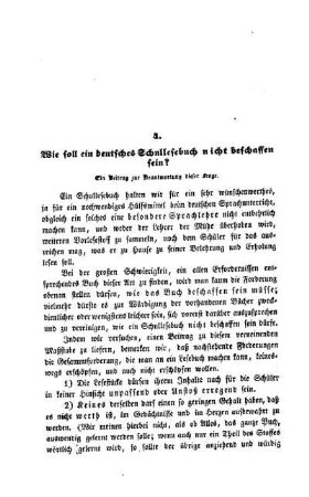 Wie soll ein deutschen Schullesebuch nicht beschaffen sein?