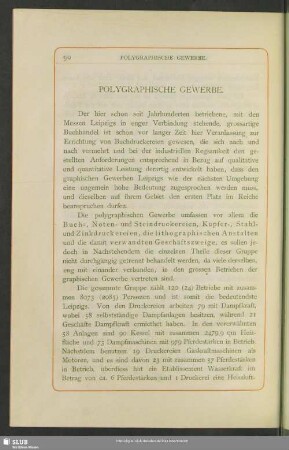 Polygraphische Gewerbe