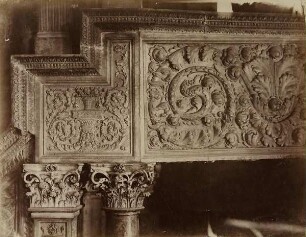 Die Marmorkanzel im Dom von Siena - Detail
