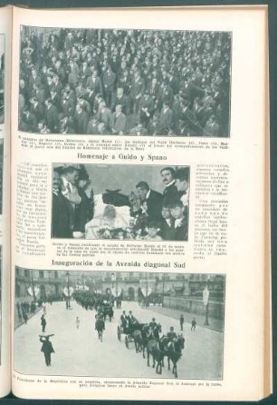 Inauguración de la Avenida diagonal Sud