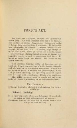 John Gabriel Borkman : skuespil i fire akter