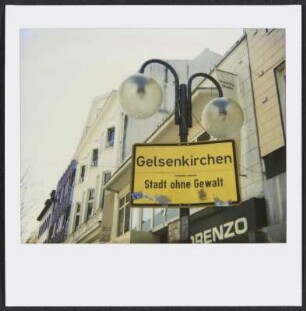 Ortseingangsschild in Gelsenkirchen