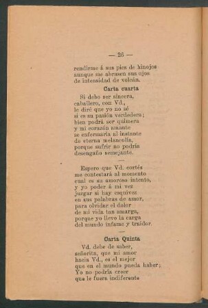 Carta cuarta