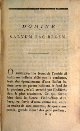 Domine salvum fac regem