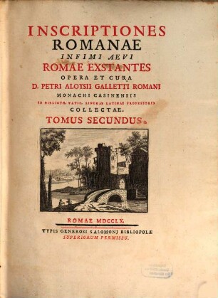 Inscriptiones Romanae infimi aevi Romae exstantes. 2