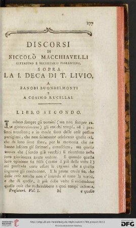 Libro secondo
