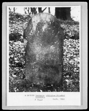 Grabstein von J. Plaut