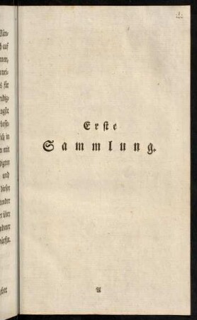 1-120, Erste Sammlung