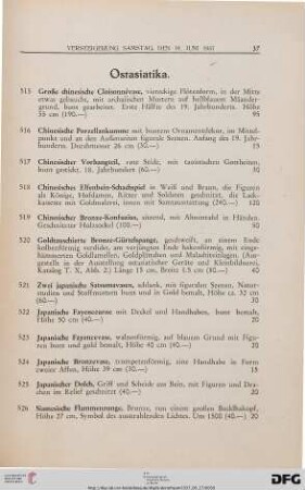 Ostasiatika (Nr. 515-526)