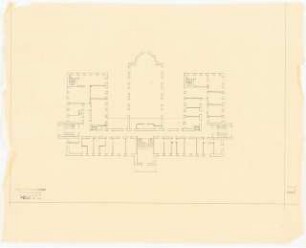 Evangelisches Diakonissenkrankenhaus Bethanien, Berlin-Kreuzberg Umbau. Seminargebäude: Grundriss 1:200