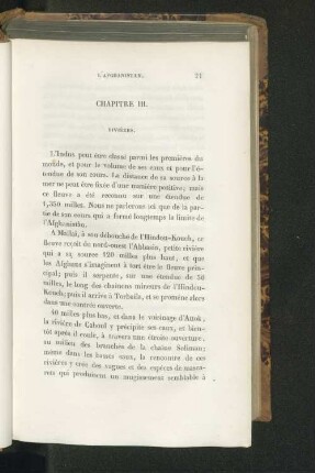 Chapitre III. Rivières.
