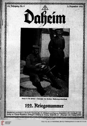 Hefte 9-13, Dezember 1916