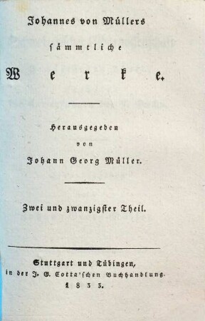 Johannes von Müllers sämmtliche Werke, 22. Der Geschichten schweizerischer Eidgenossenschaft sechszehnter Theil. Anmerkungen des V. Buchs