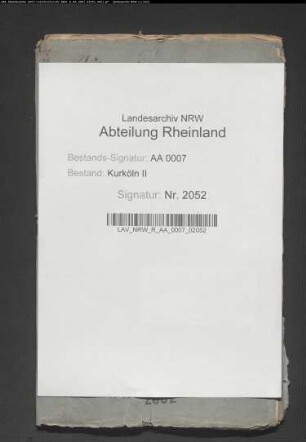 Waldordnung des Königsforsts