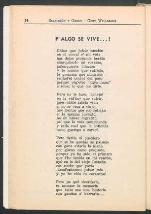 P'algo se vive...!