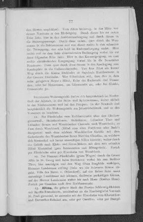Altona und die Elbufer bis Blankenese.