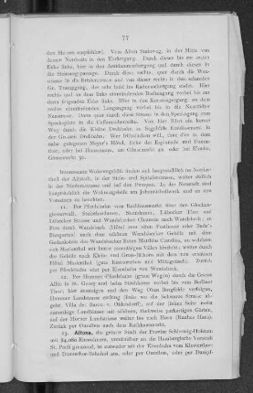 Altona und die Elbufer bis Blankenese.