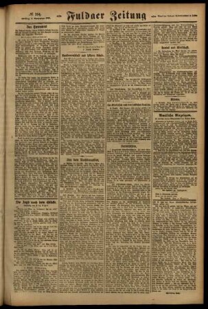 Zweite Ausgabe vom Freitag, den 04. November 1921.