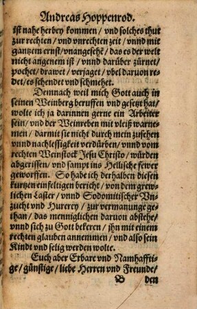 Wider den Huren Teuffel, vnd allerley Vnzucht : Warnung vnd Bericht auß Goettlicher Schrifft: Hurer vnd Ehebrecher wirdt Gott richten, Hebreo. 13.