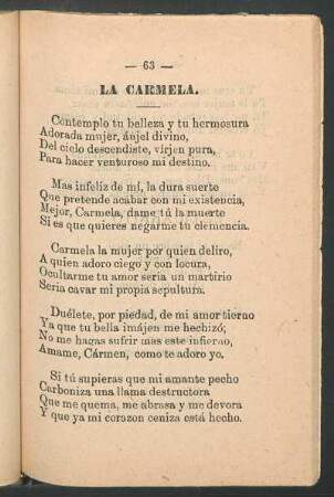 La Carmela.