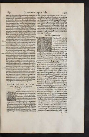 B. Gregorii Moralium ... liber nonus.