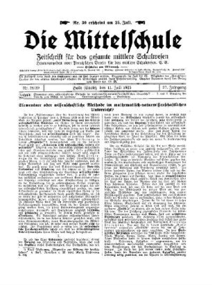 Elementare oder wissenschaftliche Methode im mathematisch-naturwissenschaftlichen Unterricht?