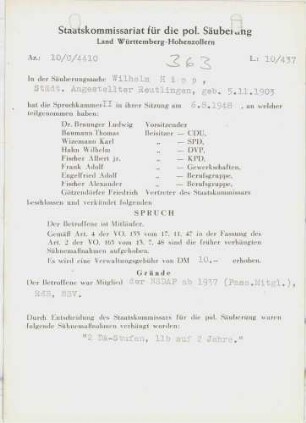 Hipp, Wilhelm
