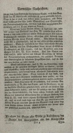 Abraham der Segen aller Völker zu Aufrichtung des Reichs des Allerhöchsten als des Königreichs Christi auf Erden in den letzten Tagen.