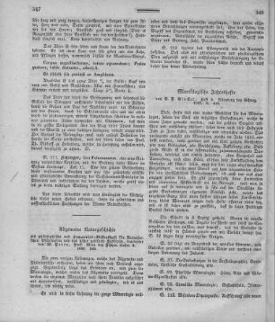 Mineralogische Jahreshefte / von E[rnst F[riedrich] Glocker, Prof. zu Breslau. - Nürnberg : Schrag. - Heft 5, 1837