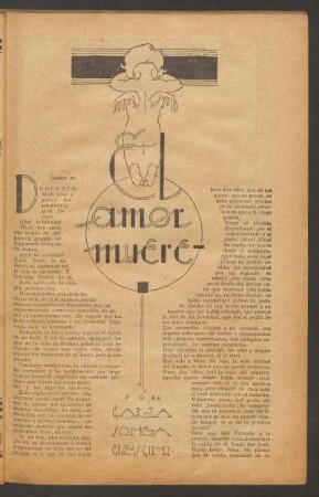 El amor muere : Ilustró A. Terzi