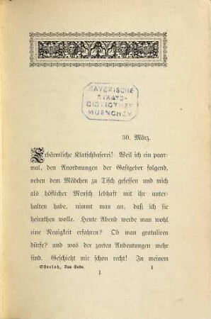 Das Ende : Erzählung von [Adele] Osterloh