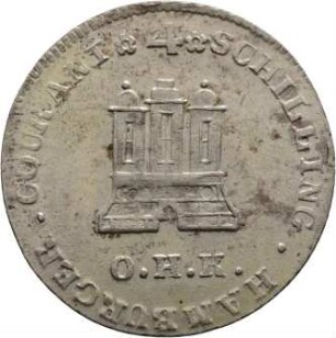 Münze, 4 Schilling (Klippe), 1797