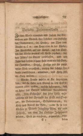 30. Verliebte Zusammenkünfte