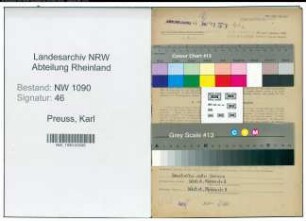 Entnazifizierung Karl Preuss , geb. 10.02.1914 (Polizist)